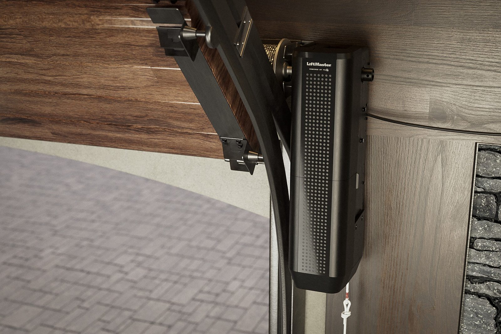 Belt-drive opener rail and trolley gliding smoothly