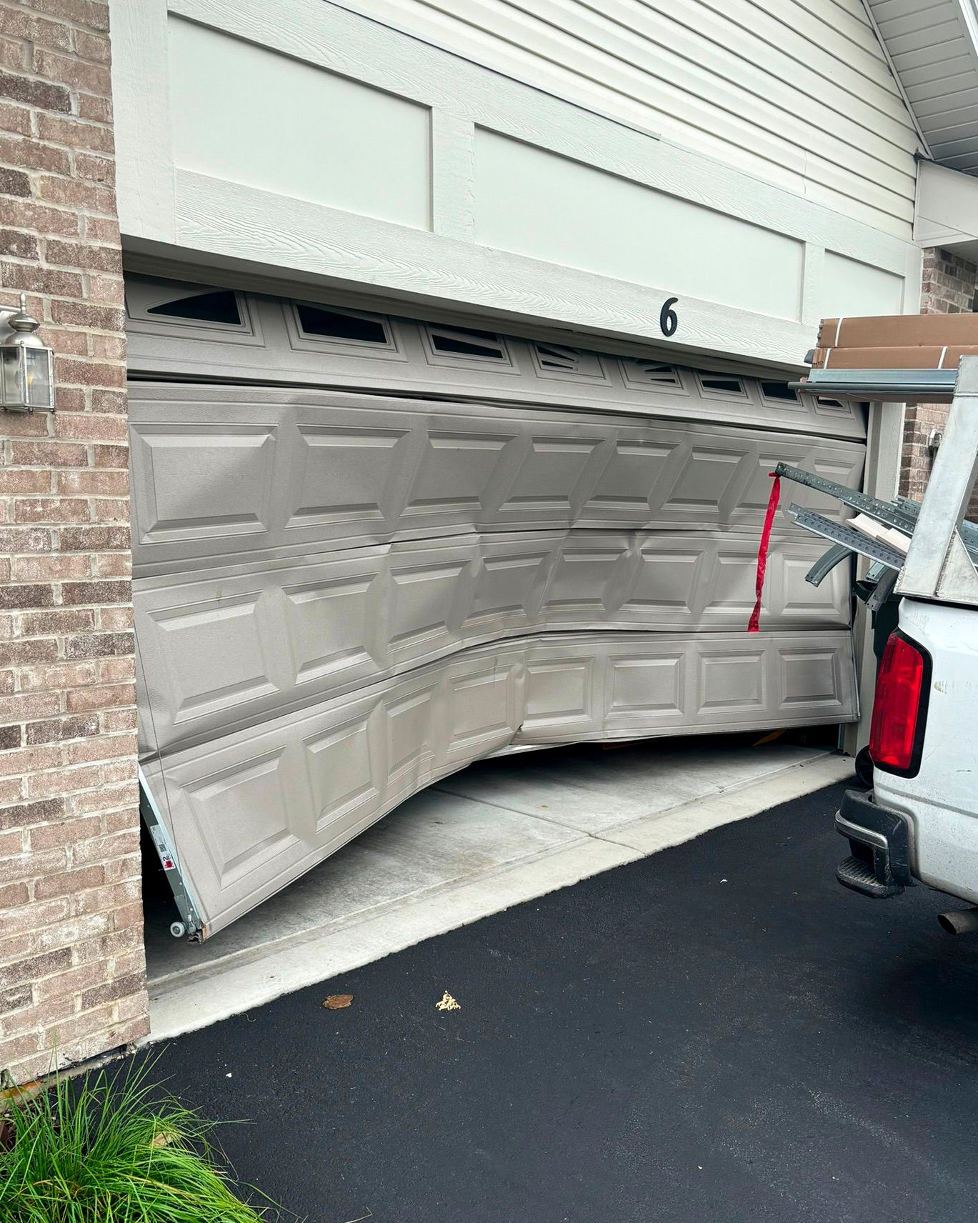AL Garage Doors service truck providing local repair in the Chicago area